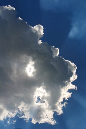 cloud blocking sun