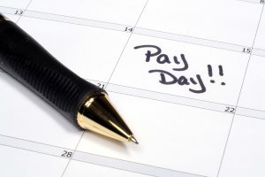 Calendar With Pay Day Reminder