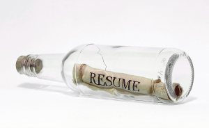 resume in a bottle
