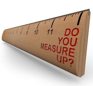 Ruler saying Do You Measure Up