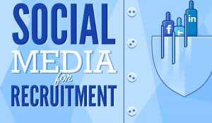 Social-media-recruitment infographic section