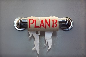 Empty roll of toilet paper with the phrase Plan B, concept for alternative planning   Save Download Preview Empty roll of toilet paper with the phrase Plan 
